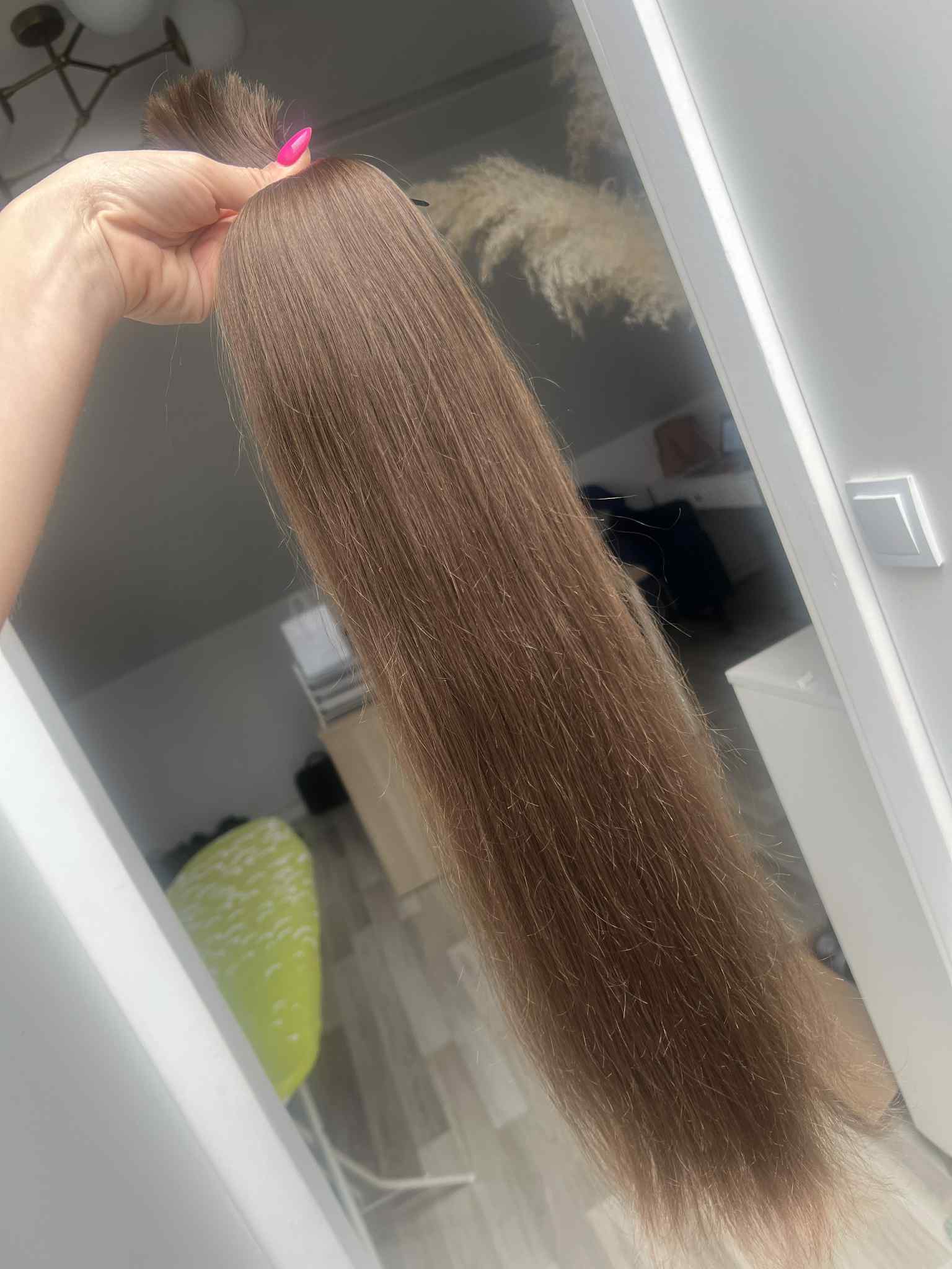 Włosy dziewicze polskie 64cm 96g